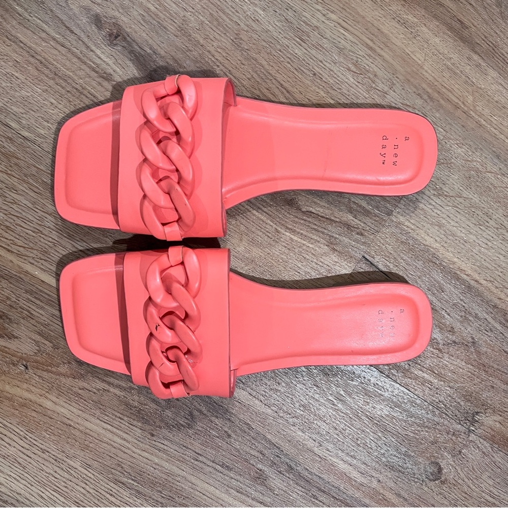 a new day Coral Chain Sandals